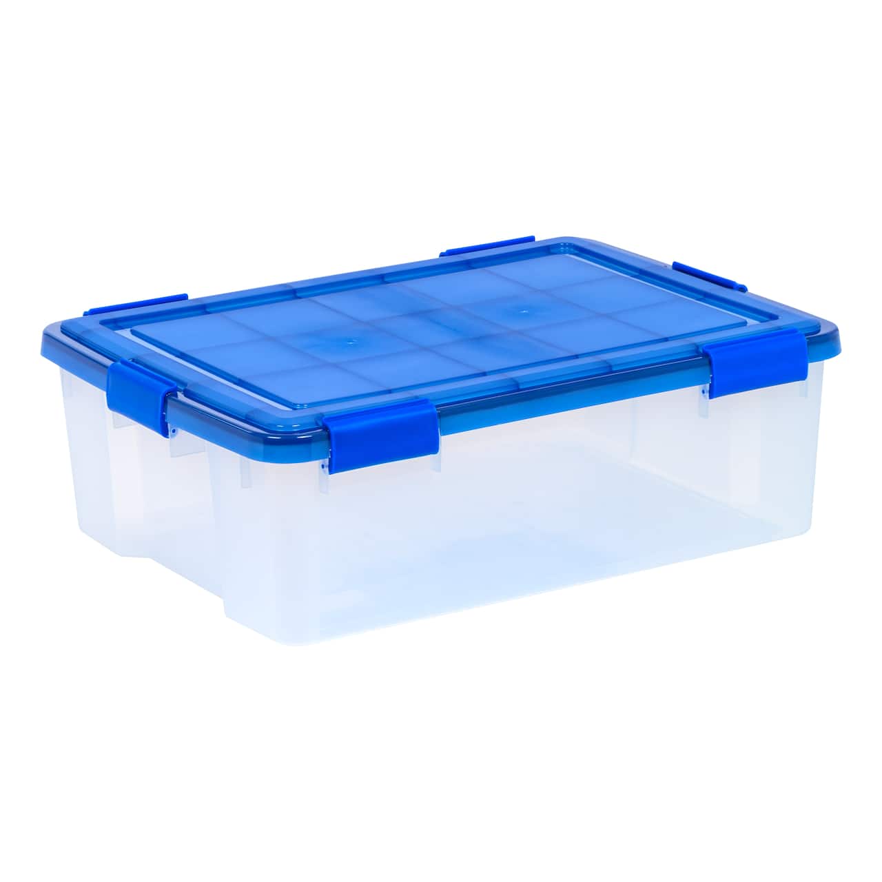 IRIS® Letter & Legal Size Element Resistant Clear File Box